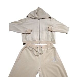 Y2k Juicy Couture x Forever 21 Bling Fairygrunge Womens Medium Velour Track Suit